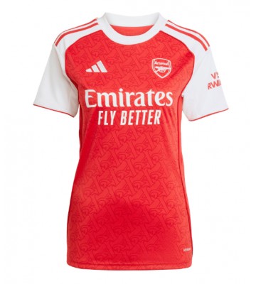 Arsenal Replica Home Stadium Shirt for Women 2025-26 Short Sleeve